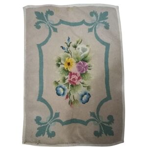 Aubusson Rug Authentic Real Handmade